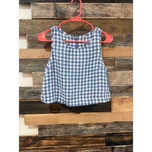 NotPerfectLinen linen sleeveless Bay top size S